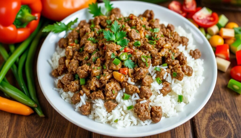 ground beef and rice recipes