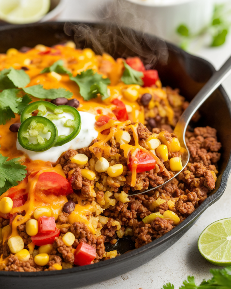 Cauliflower Beef Taco Skillet recipe 1 1 11