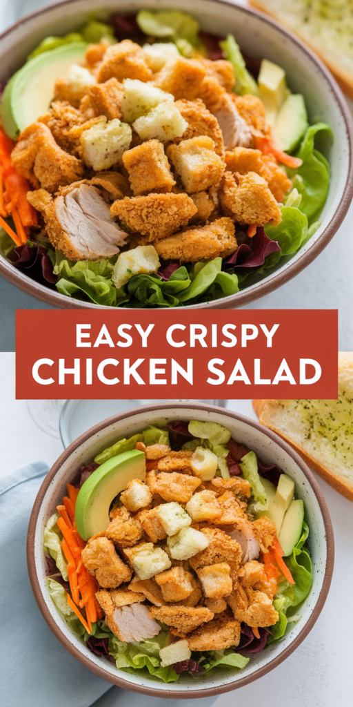 Easy Crispy Chicken Salad