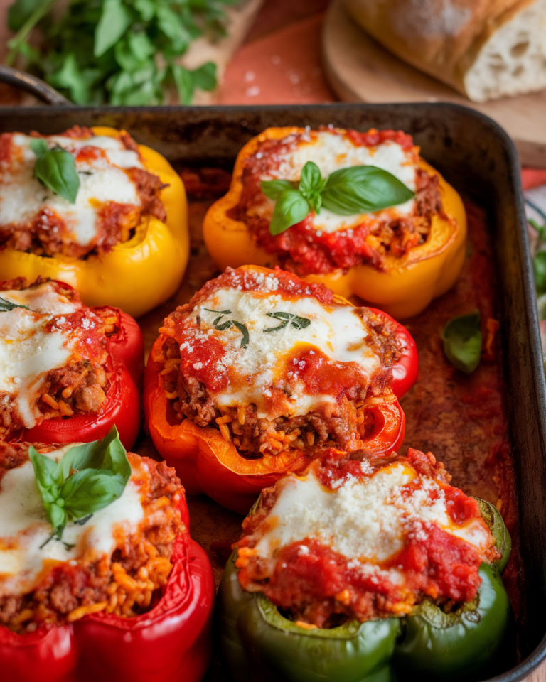 Italian Stuffed Bell Peppers Recipe 1 1 10