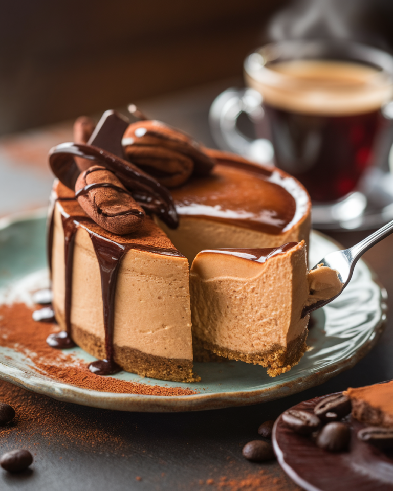 bCreamy Coffee Cheesecakerecipe 1 1 11