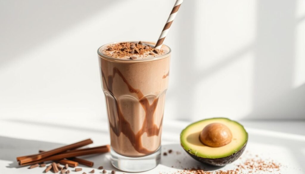 Creamy Cocoa Avocado Smoothie