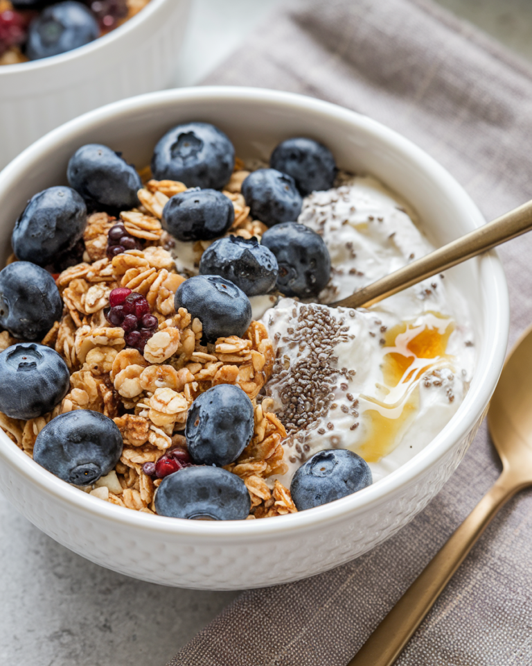 Cottage Cheese Blueberry Bowl