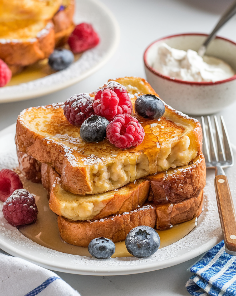 Easy Cottage Cheese French Toast – Bowl N Recipes
