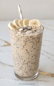 Banana Chia Meal Replacement Smoothie