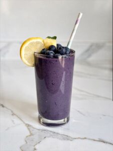 Blueberry Ginger Lemon Smoothie