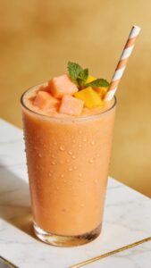 Cantaloupe Mango Smoothie