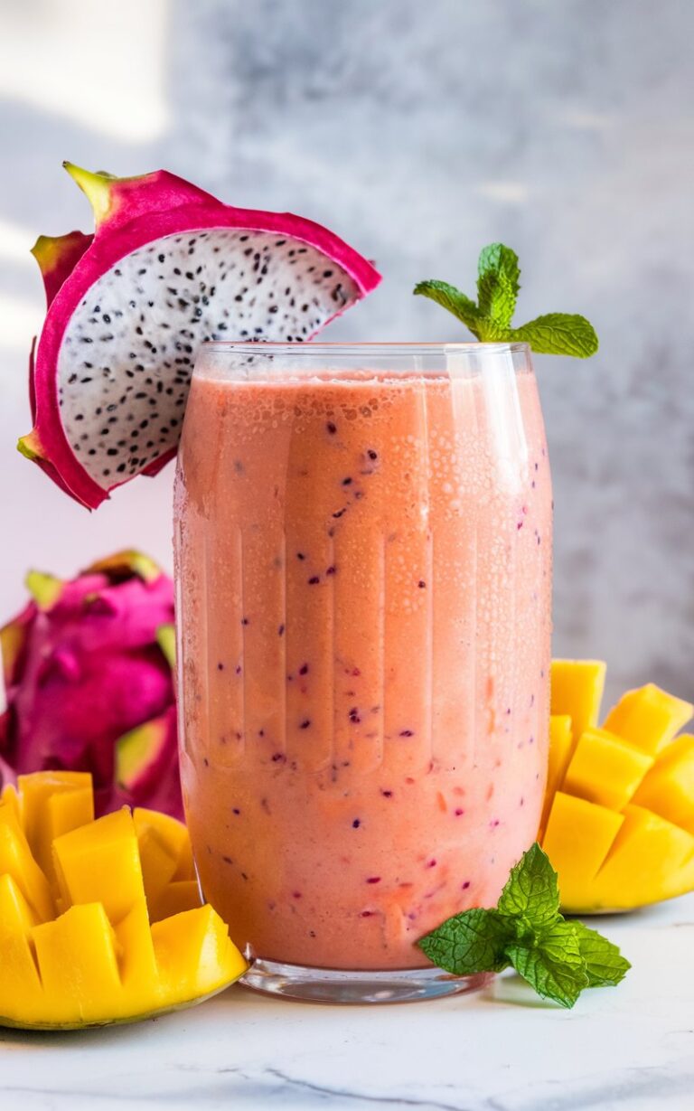 Dragon Fruit Mango Smoothie