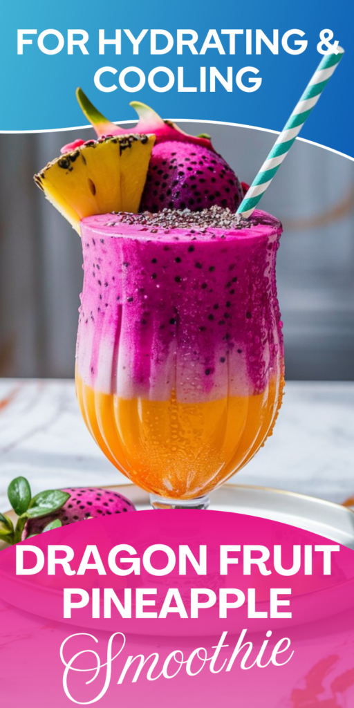 Dragon Fruit Pineapple Smoothie