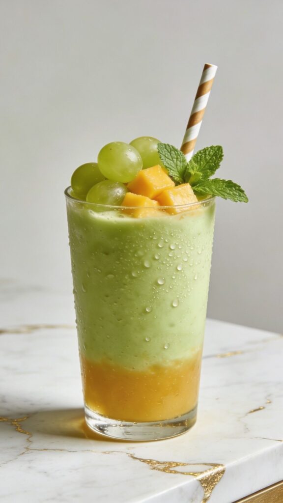 Green Grape Mango Smoothie
