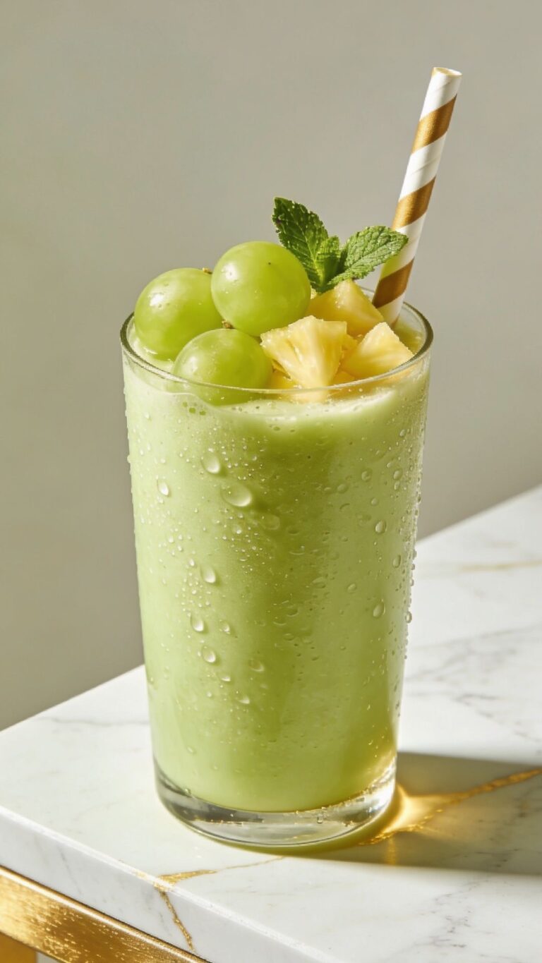 Green Grape Pineapple Smoothie