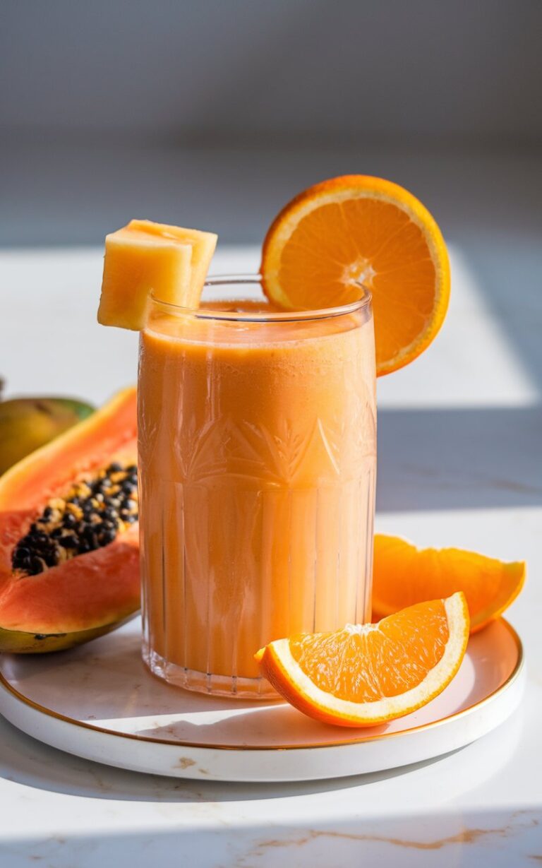 Papaya Orange Smoothie