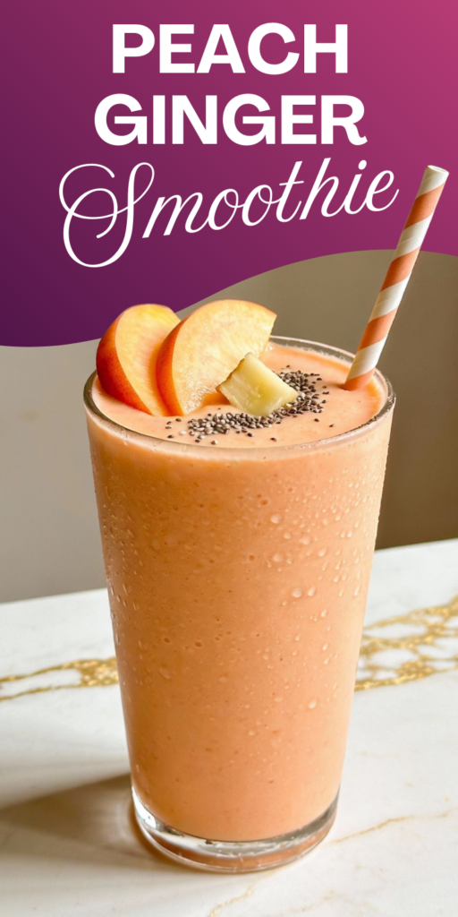 Peach Ginger Smoothie