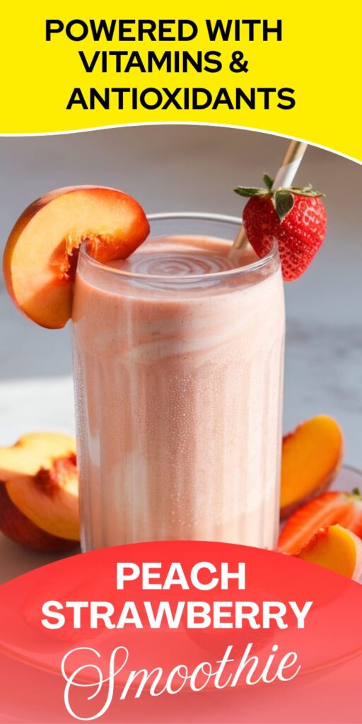 Peach Strawberry Smoothie