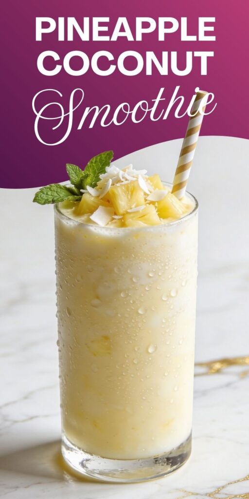 Pineapple Coconut Smoothie