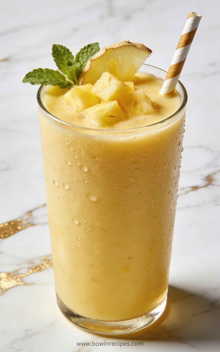Pineapple Ginger Smoothie