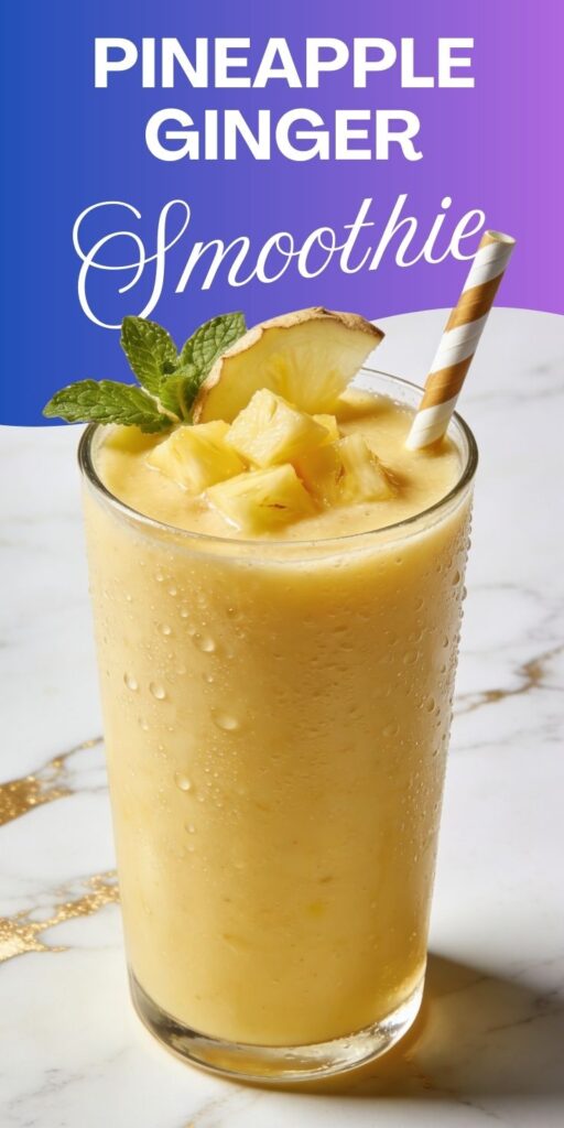 Pineapple Ginger Smoothie
