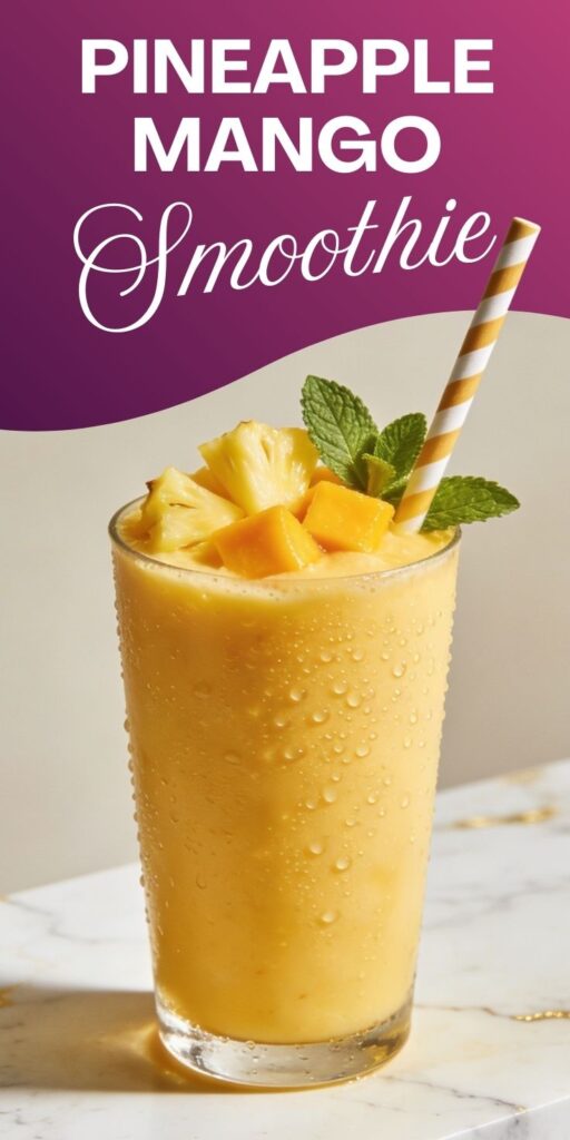 Pineapple Mango Smoothie