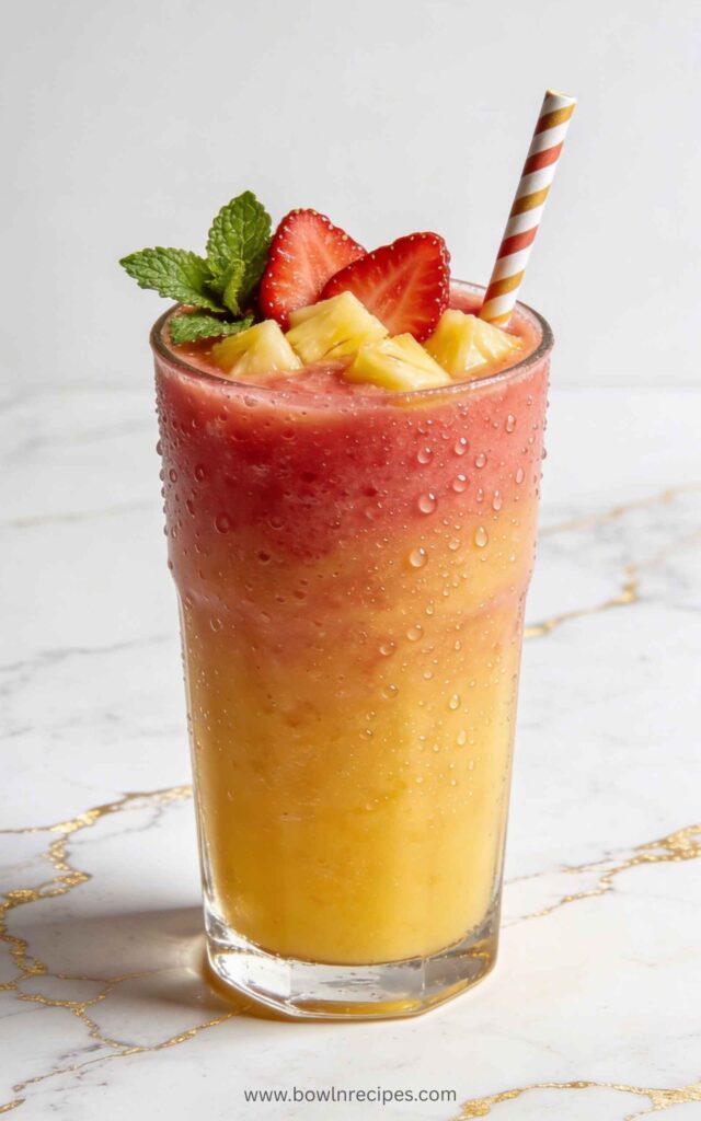 Pineapple Strawberry Smoothie