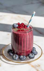 Pomegranate Blueberry Smoothie