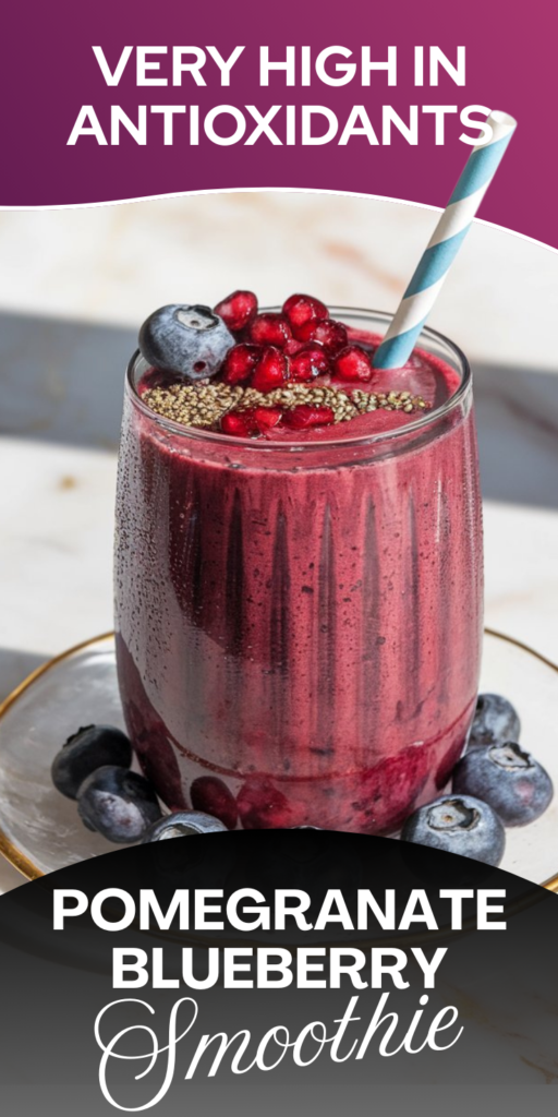 Pomegranate Blueberry Smoothie