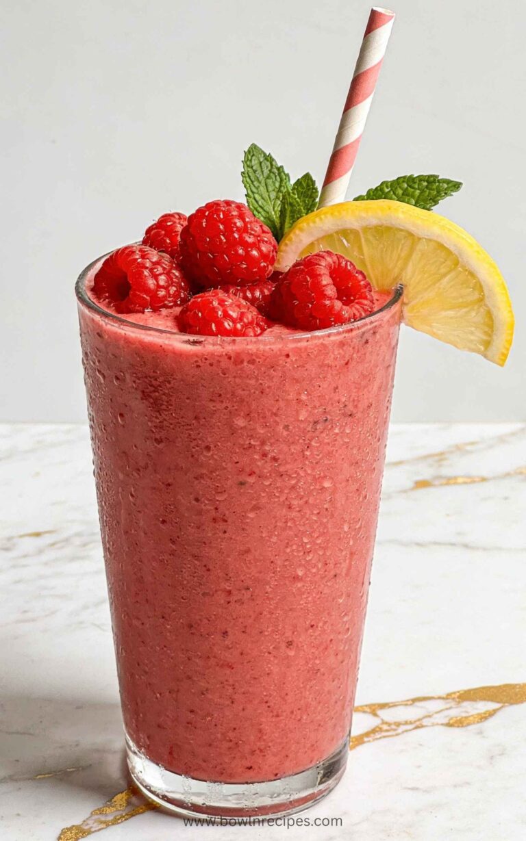 Raspberry Lemon Weight Loss Smoothie