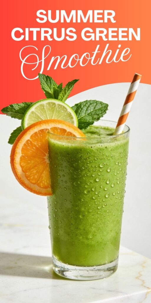 Summer Citrus Green Smoothie