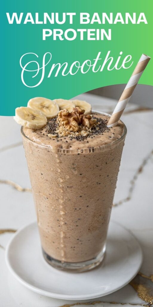 Walnut Banana Protein Smoothie