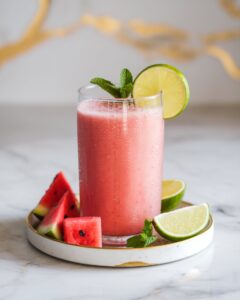 Watermelon Lime Smoothie
