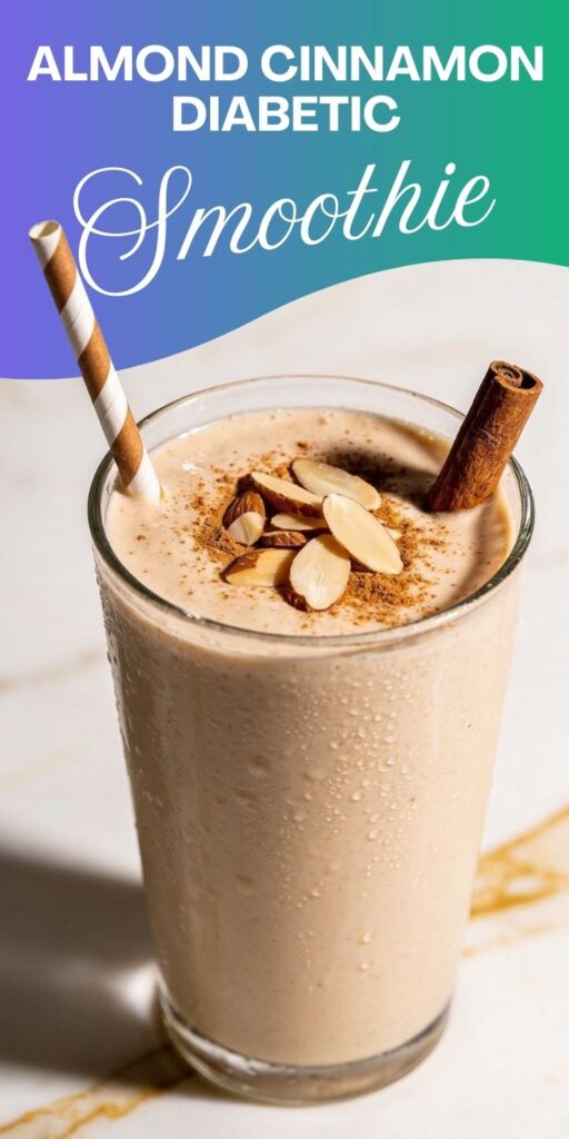 Almond Cinnamon Diabetic Smoothie