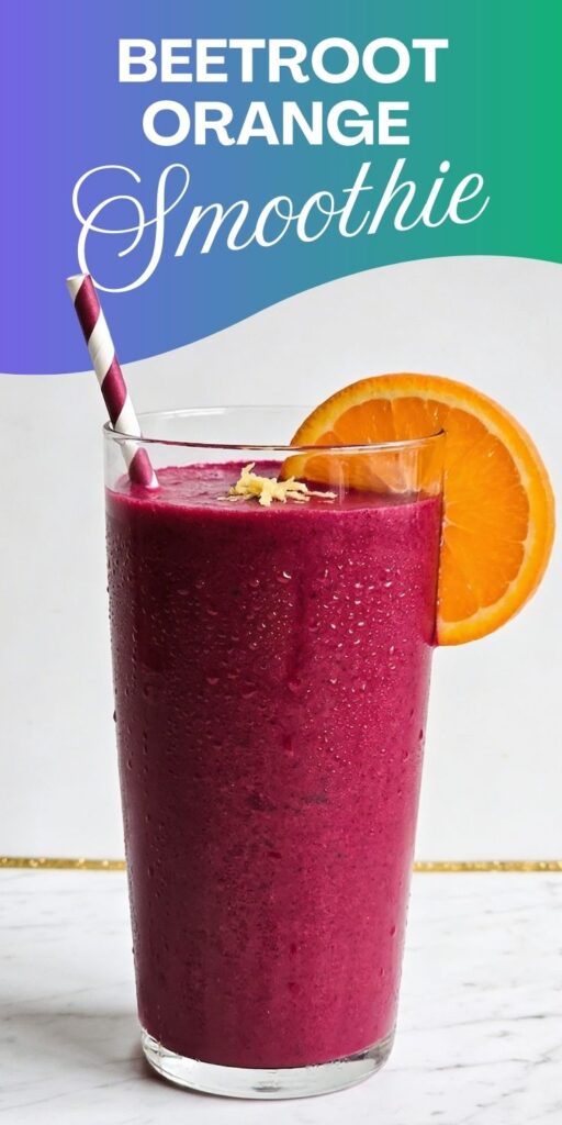 Beetroot Orange Immunity smoothie