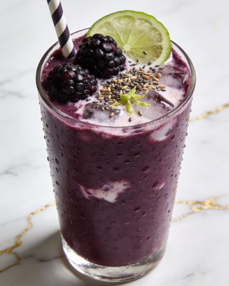 Blackberry Lime Weight Loss Smoothie