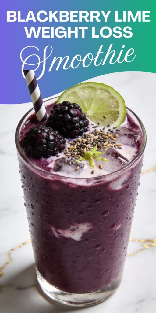 Blackberry Lime Weight Loss Smoothie