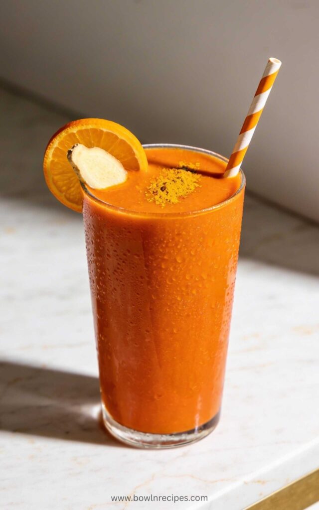 Carrot Orange Ginger Turmeric Smoothie