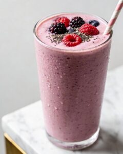 Cauliflower Berry Low Sugar Smoothie