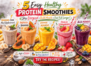 Easy Healthy Protein Smoothie Recipes