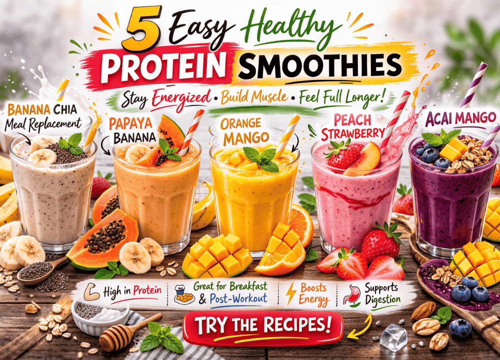 Easy Healthy Protein Smoothie Recipes