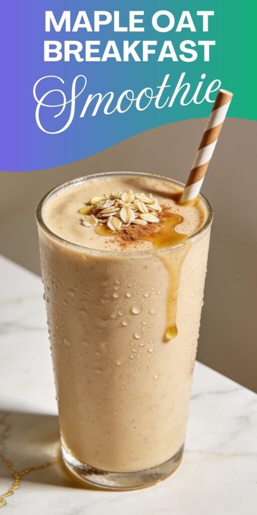 Maple Oat Breakfast Smoothie