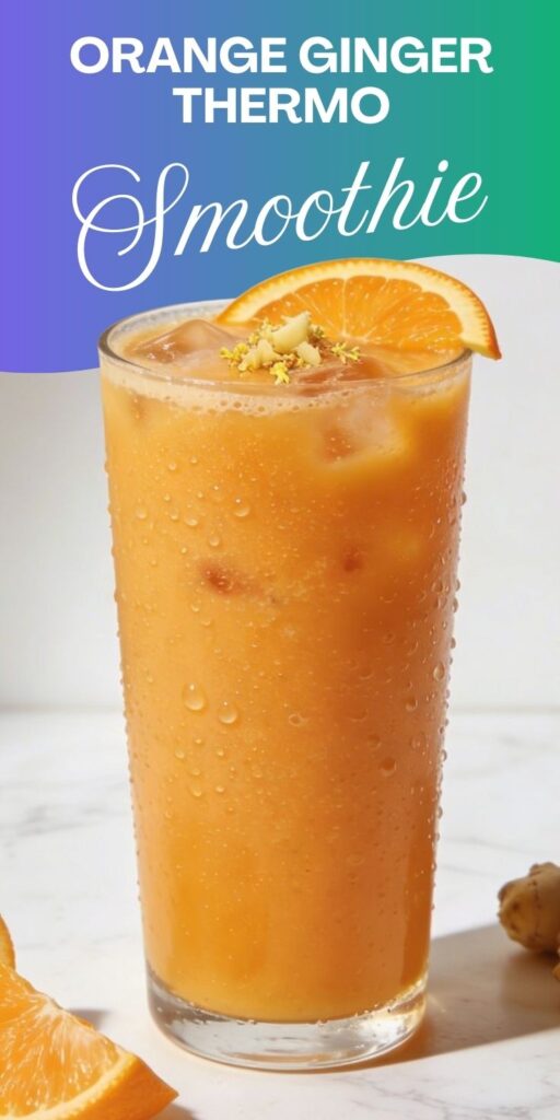Orange Ginger Thermo Smoothie