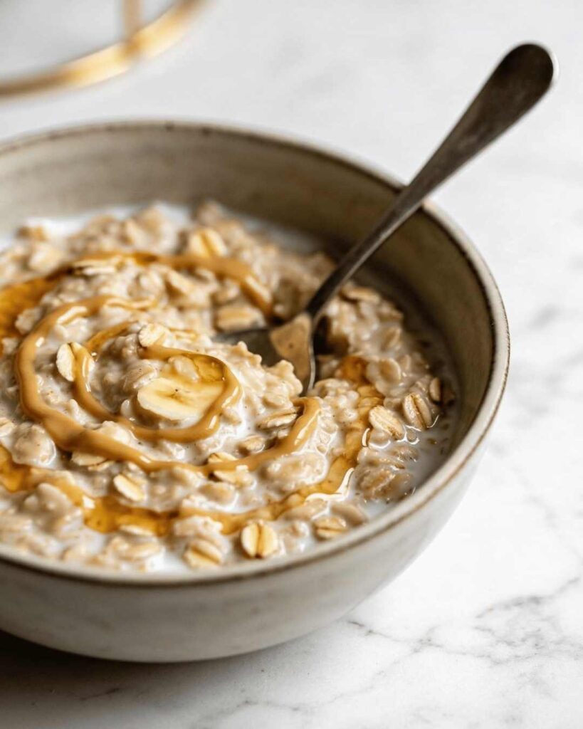 Peanut Butter Banana Overnight Oats