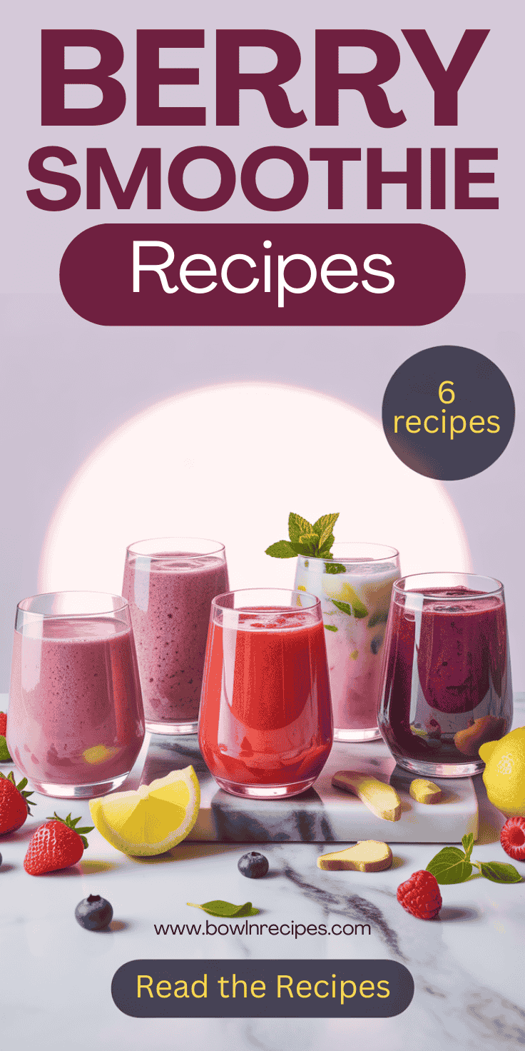 5 Berry Smoothie Recipes For Your Breakfast