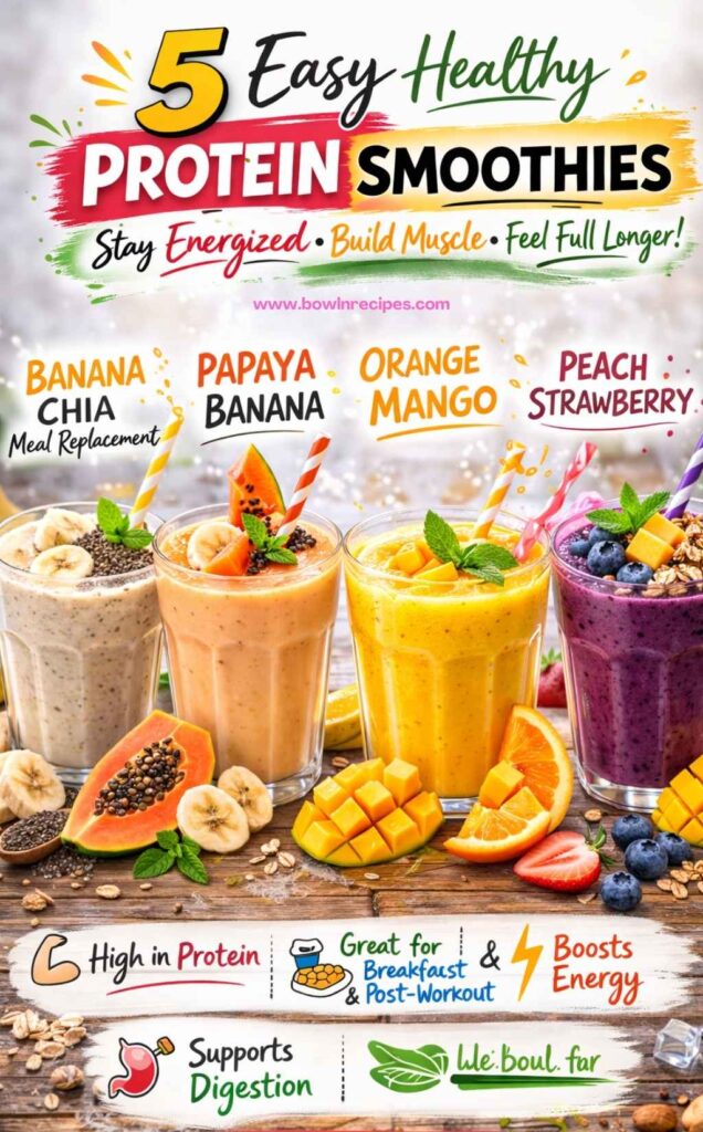 Easy Healthy Protein Smoothie Recipes