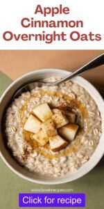 Apple Cinnamon Overnight Oats