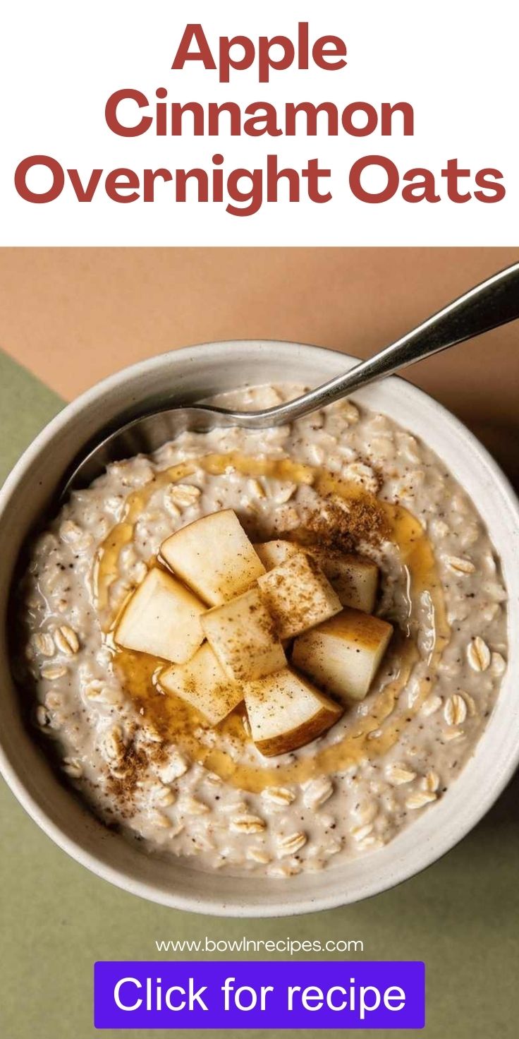 Apple Cinnamon Overnight Oats