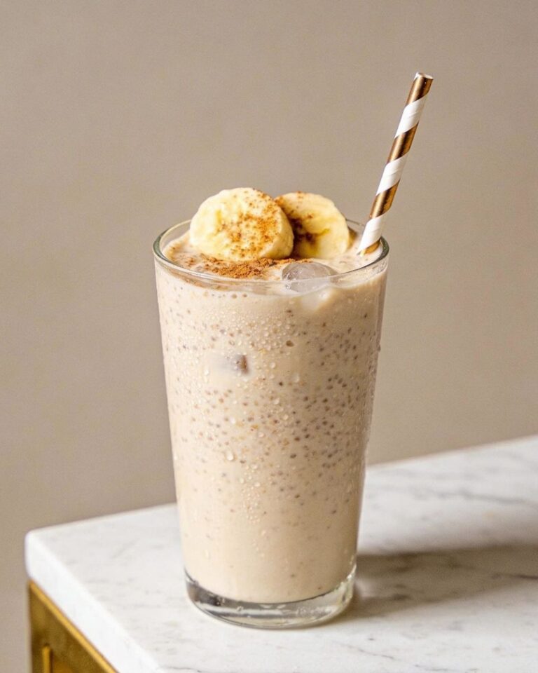 Quinoa Banana Meal Replacement Smoothie