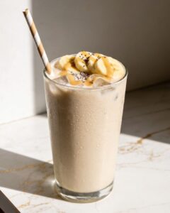 Tahini Banana Protein Smoothie