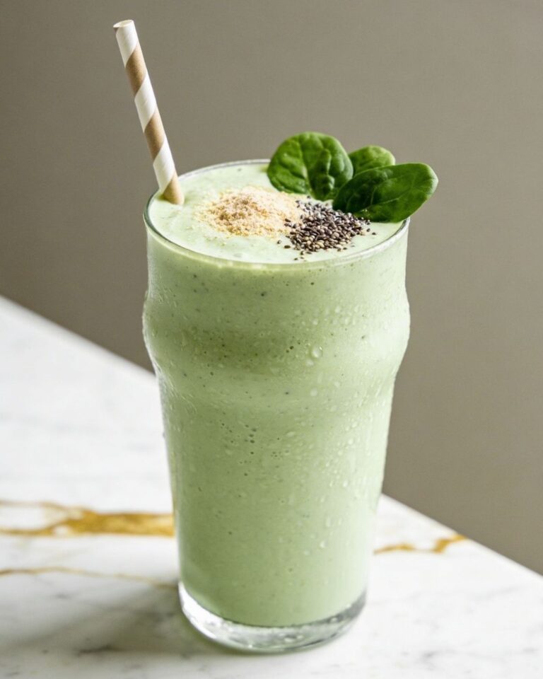 Vanilla Spinach Protein Smoothie