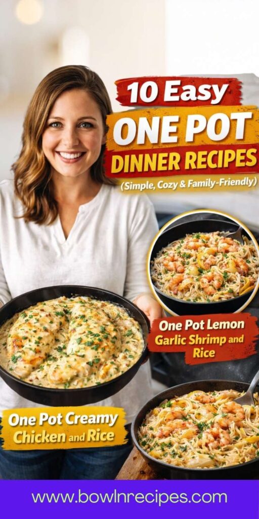 10 Easy One Pot Dinner Recipes (Simple, Cozy & Family-Friendly)