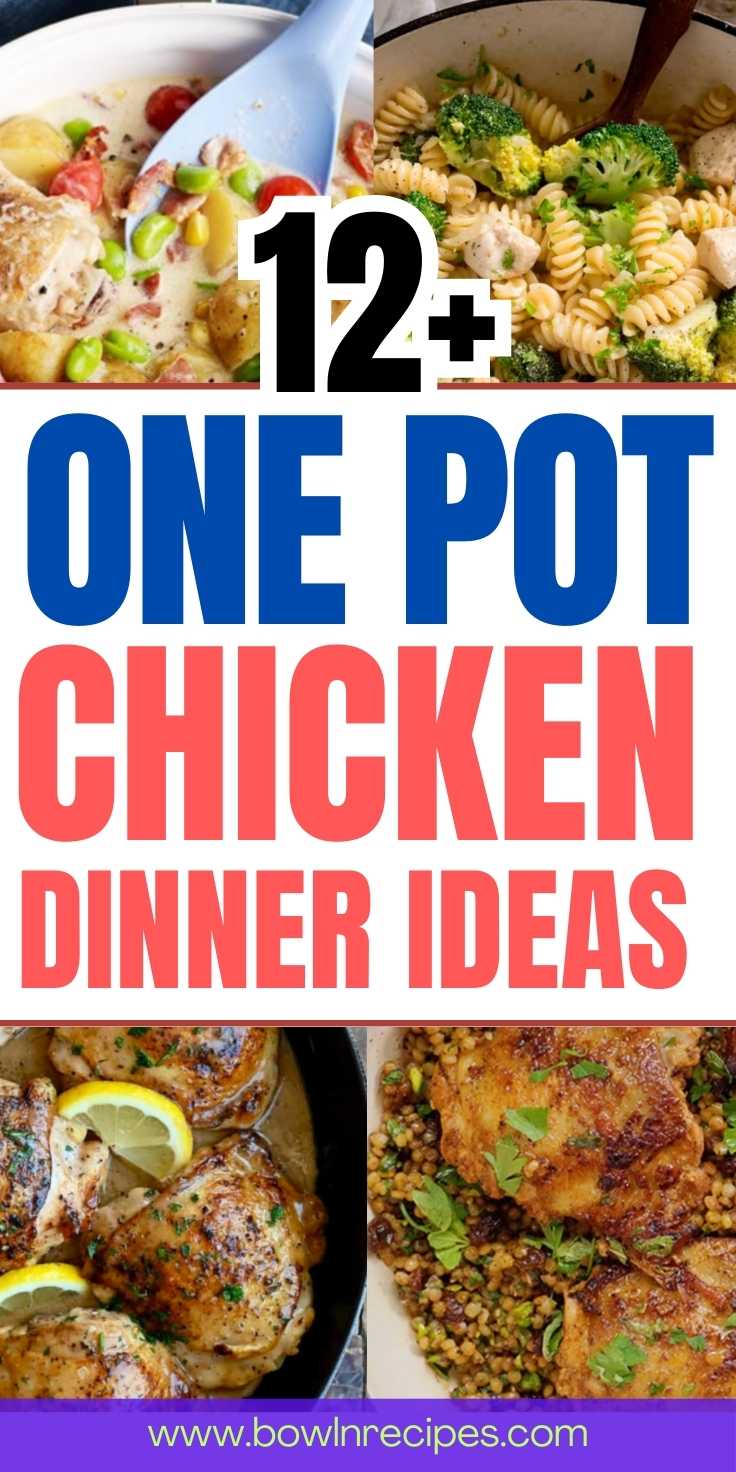 One Pot Dinner Ideas With Chicken