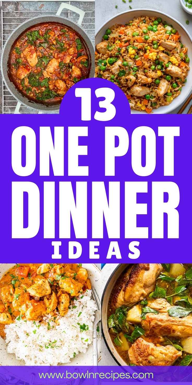 One Pot Dinners for Busy Weeknights